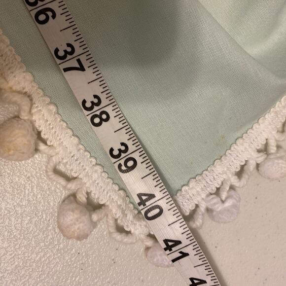 Vintage Retro MCM 60s 70s Square Linen Tablecloth 41x41” Hand painted Teapots - Picture 2 of 9